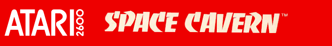 Space Cavern logo for Atari 2600